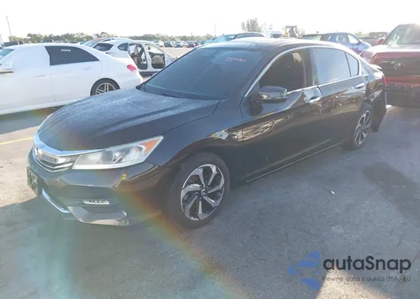 2017 Honda Accord Ex-L z USA, uszkodzony, nr VIN 1HGCR2F8XHA196581